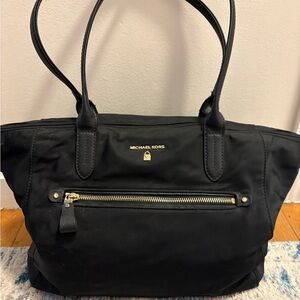 Michael Kors Black Kelsey Nylon Tote